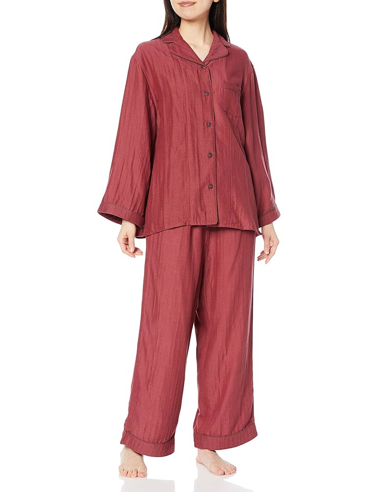 リフランス　パジャマ　Lサイズ　ボルドー ぴったり枕のお布団屋さんYahoo!店 - リフランス liflance